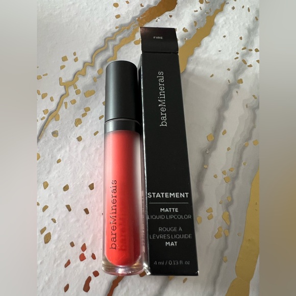 Bareminerals statement liquid lip color FIRE BRAND NEW IN THE BOX - Picture 1 of 4